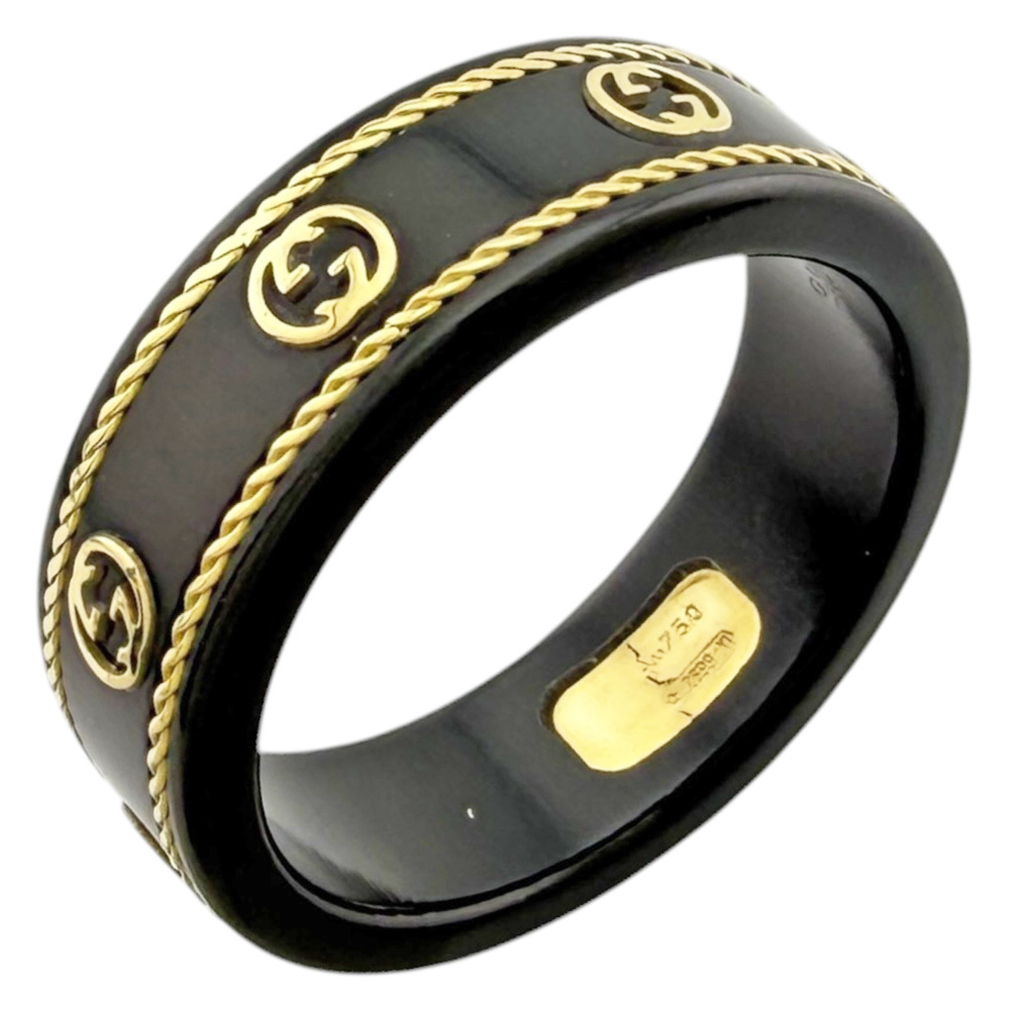 Gucci Icon Interlocking Ring 1 Ceramic Mens And Womens Gucci 843$